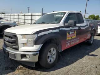 2017 Ford F-150 XL with VIN 1FTEX1C86HKD96024, listed as a Copart auction lot 61551395 with 238,541 mi miles and Salvage title. Bid and sale history available at DreamBid. Image 1.