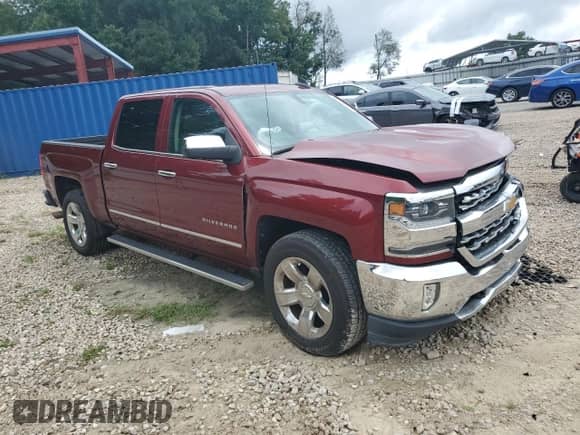 2017 Chevrolet Silverado 1500 LTZ with VIN 3GCPCSEC1HG395320, listed as a Copart auction lot 67726125 with 104,595 mi miles and Salvage title. Bid and sale history available at DreamBid. Image 4.