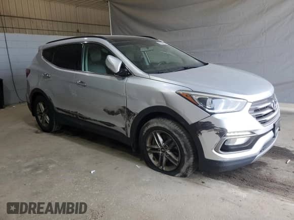 2018 Hyundai Santa Fe 2.4L with VIN 5XYZUDLB8JG513251, listed as a Copart auction lot 67894765 with 107,030 mi miles and Salvage title. Bid and sale history available at DreamBid. Image 4.