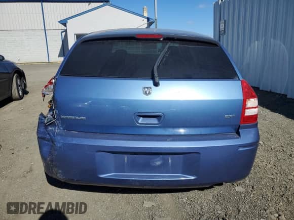 2007 Dodge Magnum with VIN 2D4FV47V57H842748, listed as a Copart auction lot 75442024 with 95,869 mi miles and Salvage title. Bid and sale history available at DreamBid. Image 6.