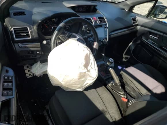 2020 Subaru WRX Premium with VIN JF1VA1C65L9803952, listed as a Copart auction lot 59917835 with 94,664 mi miles and Salvage title. Bid and sale history available at DreamBid. Image 8.