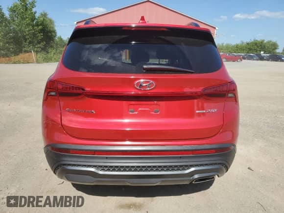 2022 Hyundai Santa Fe with VIN 5NMS3DAL4NH381424, listed as a Copart auction lot 65240115 with 63,091 mi miles and Salvage title. Bid and sale history available at DreamBid. Image 6.