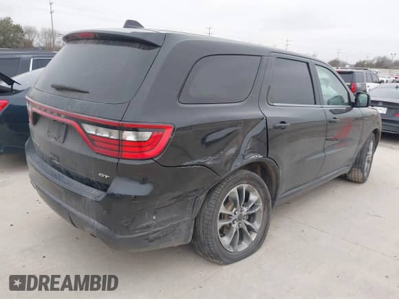 2019 Dodge Durango GT Plus with VIN 1C4RDHDG0KC779693, listed as a IAAI auction lot 41634434 with 122,104 mi miles and . Bid and sale history available at DreamBid. Image 4.