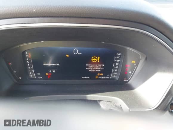 2025 Honda Pilot Elite with VIN 5FNYG1H81SB025573, listed as a IAAI auction lot 43314122 with 20,404 mi miles and . Bid and sale history available at DreamBid. Image 7.