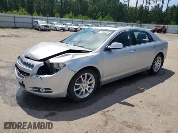 2012 Chevrolet Malibu LTZ 1LZ with VIN 1G1ZE5E01CF121371, listed as a Copart auction lot 70054995 with 125,935 mi miles and Salvage title. Bid and sale history available at DreamBid. Image 1.