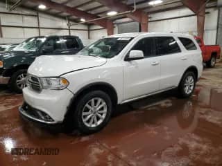 2019 Dodge Durango SXT with VIN 1C4RDJAGXKC795461, listed as a Copart auction lot 46114185 with 104,049 mi miles and Salvage title. Bid and sale history available at DreamBid. Image 1.