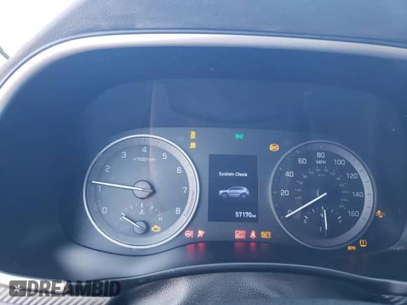 2020 Hyundai Tucson SEL с VIN KM8J33ALXLU121424, выставлен на аукционе Copart как лот 84222305 с пробегом 57 170 миль миль и Списание • Salvage title. История ставок и продаж доступна на DreamBid. Изображение 9.