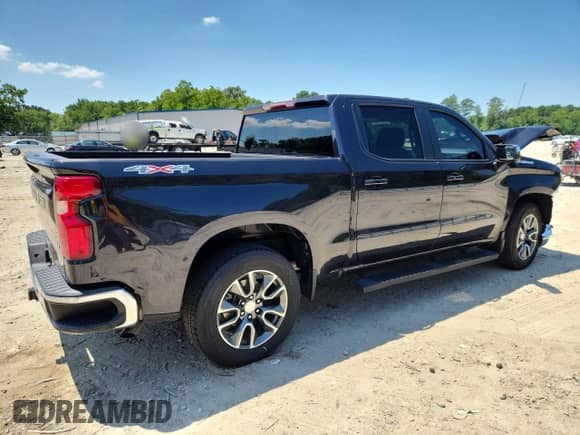 2022 Chevrolet Silverado 1500 LT with VIN 1GCPDDEK3NZ611552, listed as a Copart auction lot 66010875 with 18,202 mi miles and Salvage title. Bid and sale history available at DreamBid. Image 3.