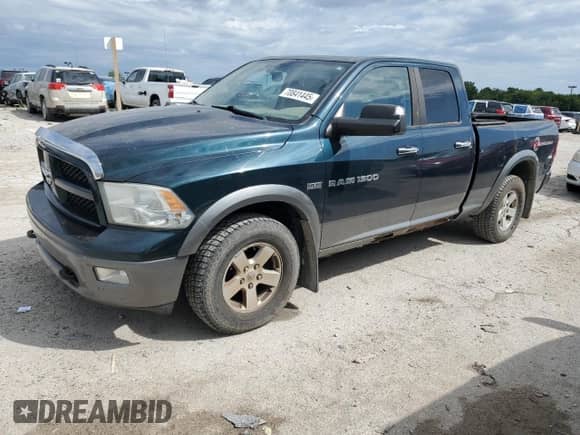 2011 Ram 1500 SLT with VIN 1D7RV1GT3BS647391, listed as a Copart auction lot 70841445 with 185,740 mi miles and Salvage title. Bid and sale history available at DreamBid. Image 1.