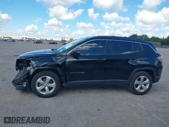 2020 Jeep Compass Latitude with VIN 3C4NJCBB4LT253364, listed as a IAAI auction lot 41565377 with 60,551 mi miles and . Bid and sale history available at DreamBid. Image 15.