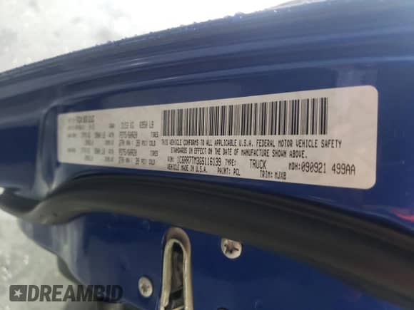 2016 Ram 1500 Big Horn с VIN 1C6RR7TM3GS116139, выставлен на аукционе Copart как лот 81484414 с пробегом 161 340 миль миль и Списание • Salvage title. История ставок и продаж доступна на DreamBid. Изображение 12.