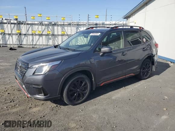 2022 Subaru Forester Special Sports z VIN JF2SKAJC5NH500442, wystawiony jako Copart lot #70546945 z przebiegiem 54 317 mil mil oraz Szkoda całkowita • Salvage title. Historia ofert i sprzedaży dostępna na DreamBid. Obrazek 1.