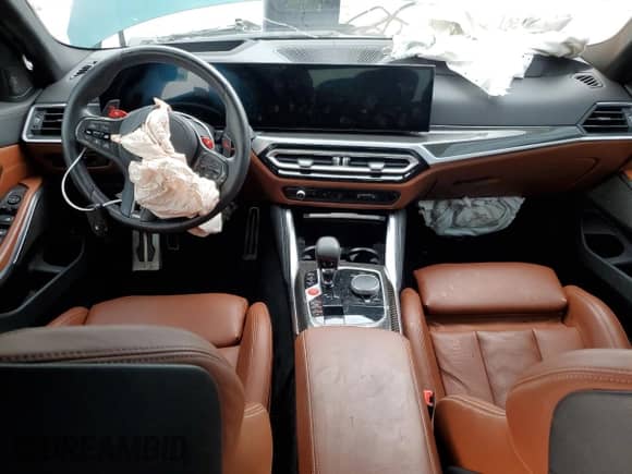 2023 BMW M3 Competition xDrive с VIN WBS43AY08PFR09333, выставлен на аукционе Copart как лот 62364625 с пробегом Не указан миль и Списание • Salvage title. История ставок и продаж доступна на DreamBid. Изображение 8.