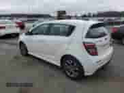 2018 Chevrolet Sonic LT with VIN 1G1JD6SB8J4112882, listed as a Copart auction lot 50329714 with 92,192 mi miles and Salvage title. Bid and sale history available at DreamBid. Image 2.