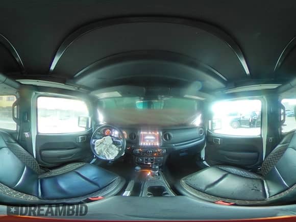 2021 Jeep Wrangler Unlimited Sahara High Altitude with VIN 1C4HJXENXMW558809, listed as a Copart auction lot 68598125 with 86,070 mi miles and Salvage title. Bid and sale history available at DreamBid. Image 14.