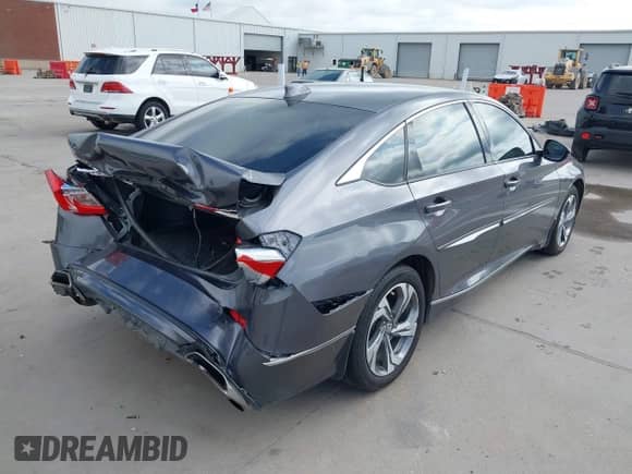 2020 Honda Accord EX-L with VIN 1HGCV2F54LA004839, listed as a IAAI auction lot 42581867 with 67,407 mi miles and . Bid and sale history available at DreamBid. Image 4.