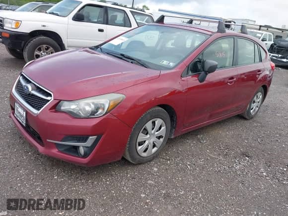 2015 Subaru Impreza 2.0i with VIN JF1GPAA67F9202332, listed as a IAAI auction lot 42195815 with 179,954 mi miles and . Bid and sale history available at DreamBid. Image 17.