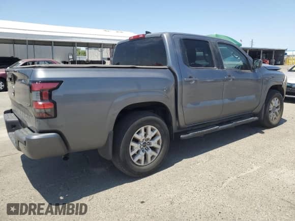 2023 Nissan Frontier Pro-X with VIN 1N6ED1EJ8PN609378, listed as a Copart auction lot 59393845 with 23,440 mi miles and Salvage title. Bid and sale history available at DreamBid. Image 3.