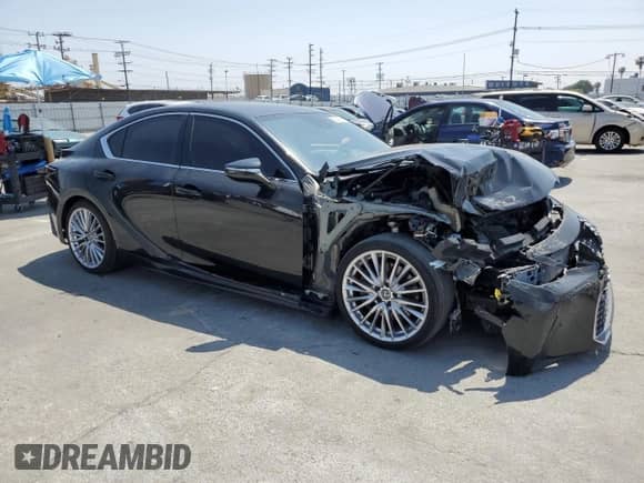 2022 Lexus IS 300 z VIN JTHDA1D27N5120709, wystawiony jako Copart lot #55264735 z przebiegiem 48 315 mil mil oraz Szkoda całkowita • Salvage title. Historia ofert i sprzedaży dostępna na DreamBid. Obrazek 4.