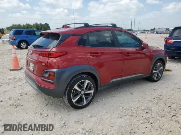 2021 Hyundai Kona Limited с VIN KM8K33A56MU666351, выставлен на аукционе Copart как лот 65194965 с пробегом 43 418 миль миль и Чистый • Clean title. История ставок и продаж доступна на DreamBid. Изображение 3.