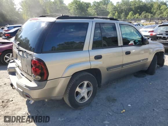2002 Chevrolet TrailBlazer LS with VIN 1GNDT13S922370986, listed as a Copart auction lot 79159464 with Not provided miles and Non repairable. Bid and sale history available at DreamBid. Image 3.