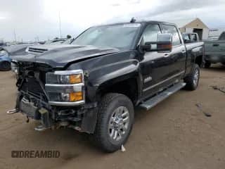 2018 Chevrolet Silverado 3500HD High Country with VIN 1GC4K1EYXJF112660, listed as a Copart auction lot 67345314 with 153,650 mi miles and Salvage title. Bid and sale history available at DreamBid. Image 1.