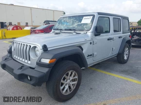 2023 Jeep Wrangler Sport S z VIN 1C4HJXDNXPW702199, wystawiony jako IAAI lot #41859413 z przebiegiem 24 942 mil mil oraz . Historia ofert i sprzedaży dostępna na DreamBid. Obrazek 17.