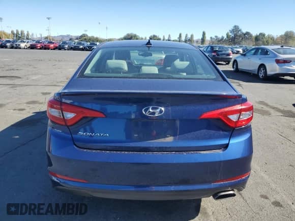 2016 Hyundai Sonata SE with VIN 5NPE24AF5GH348156, listed as a Copart auction lot 82437365 with 153,898 mi miles and Clean title. Bid and sale history available at DreamBid. Image 6.