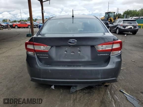 2018 Subaru Impreza with VIN 4S3GKAA65J1607654, listed as a Copart auction lot 58768765 with 62,275 mi miles and Salvage title. Bid and sale history available at DreamBid. Image 6.