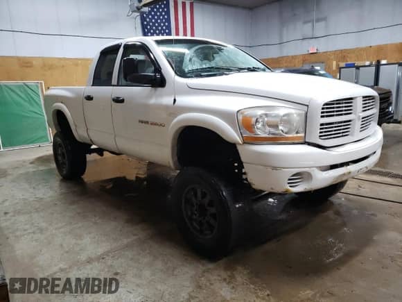 2006 Dodge 2500 SLT with VIN 3D7KS28D16G257815, listed as a Copart auction lot 48132685 with 246,925 mi miles and Clean title. Bid and sale history available at DreamBid. Image 4.
