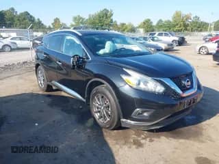 2016 Nissan Murano S with VIN 5N1AZ2MH3GN155592, listed as a IAAI auction lot 43183608 with 125,676 mi miles and . Bid and sale history available at DreamBid. Image 1.