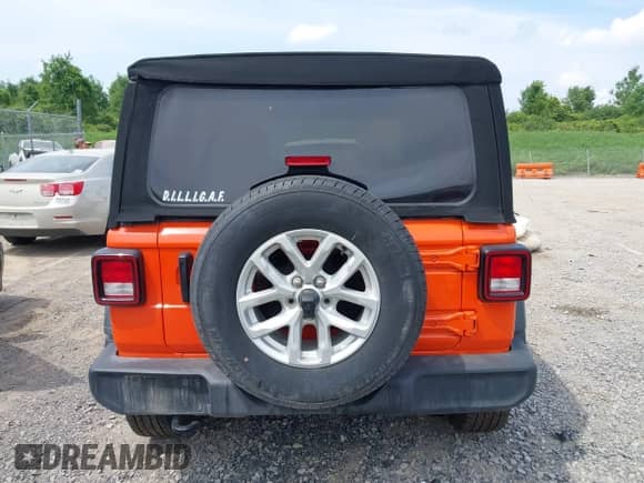 2023 Jeep Wrangler Sport with VIN 1C4HJXAG1PW692362, listed as a IAAI auction lot 42659087 with 52,179 mi miles and . Bid and sale history available at DreamBid. Image 16.