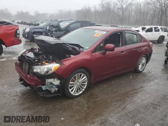 2014 Subaru Impreza Premium с VIN JF1GJAK68EH018358, выставлен на аукционе Copart как лот 89336095 с пробегом 174 863 миль миль и Списание • Salvage title. История ставок и продаж доступна на DreamBid. Изображение 1.