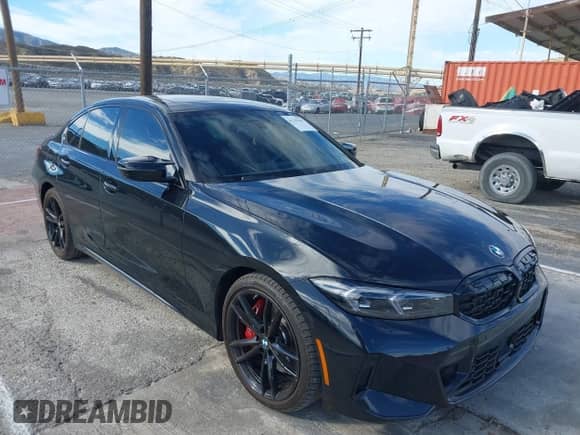 2023 BMW 3 Series M340i xDrive with VIN 3MW49FF09P8D65839, listed as a IAAI auction lot 41335415 with 10,957 mi miles and . Bid and sale history available at DreamBid. Image 1.