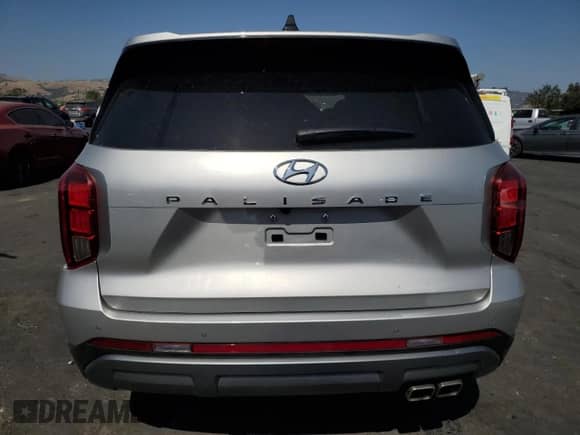2025 Hyundai Palisade SEL Premium with VIN KM8R44GE8SU850180, listed as a Copart auction lot 59717545 with 3,728 mi miles and Salvage title. Bid and sale history available at DreamBid. Image 6.