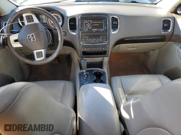 2013 Dodge Durango Crew with VIN 1C4SDJDT5DC652415, listed as a Copart auction lot 81213345 with 160,490 mi miles and Salvage title. Bid and sale history available at DreamBid. Image 8.