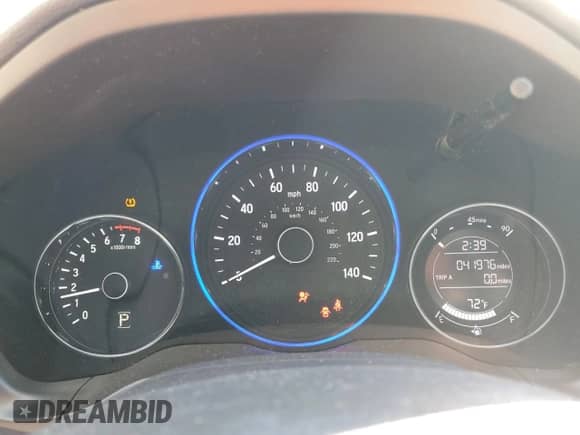 2022 Honda HR-V LX with VIN 3CZRU6H31NM745285, listed as a Copart auction lot 85388705 with 41,976 mi miles and Salvage title. Bid and sale history available at DreamBid. Image 9.