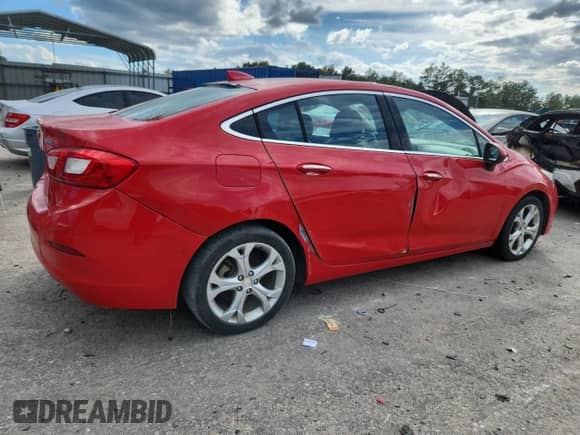 2017 Chevrolet Cruze Premier z VIN 1G1BF5SM4H7208589, wystawiony jako Copart lot #82266575 z przebiegiem 157 227 mil mil oraz Czysty tytuł • Clean title. Historia ofert i sprzedaży dostępna na DreamBid. Obrazek 3.
