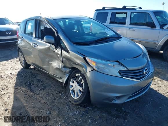 2014 Nissan Note S with VIN 3N1CE2CP3EL436812, listed as a IAAI auction lot 41271500 with 49,769 mi miles and . Bid and sale history available at DreamBid. Image 1.