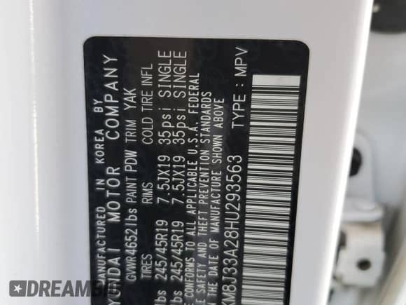 2017 Hyundai Tucson Eco z VIN KM8J33A28HU293563, wystawiony jako Copart lot #80352605 z przebiegiem 206 911 mil mil oraz Czysty tytuł • Clean title. Historia ofert i sprzedaży dostępna na DreamBid. Obrazek 13.