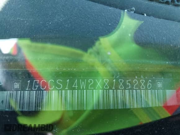 1999 Chevrolet S-10 LS Xtreme с VIN 1GCCS14W2X8185286, выставлен на аукционе IAAI как лот 42023338 с пробегом 60 297 миль миль и . История ставок и продаж доступна на DreamBid. Изображение 9.