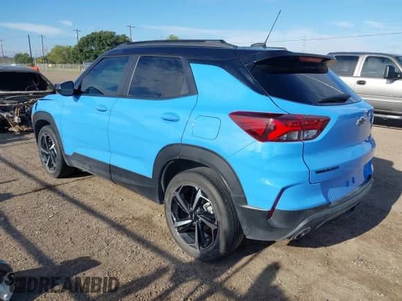 2023 Chevrolet TrailBlazer RS с VIN KL79MTSL7PB073673, выставлен на аукционе IAAI как лот 43165203 с пробегом 20 359 миль миль и . История ставок и продаж доступна на DreamBid. Изображение 3.