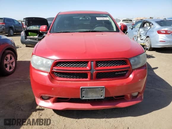 2011 Dodge Durango R/T with VIN 1D4SE6GT4BC682866, listed as a Copart auction lot 74378414 with 212,000 mi miles and Salvage title. Bid and sale history available at DreamBid. Image 5.