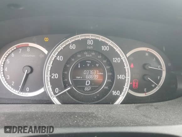 2017 Honda Accord EX-L with VIN 1HGCR2F85HA202402, listed as a Copart auction lot 61039495 with 37,637 mi miles and Salvage title. Bid and sale history available at DreamBid. Image 9.