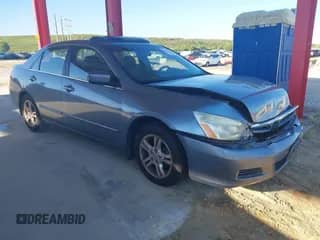 2007 Honda Accord EX-L with VIN 1HGCM56847A098788, listed as a IAAI auction lot 43320473 with 187,867 mi miles and . Bid and sale history available at DreamBid. Image 1.