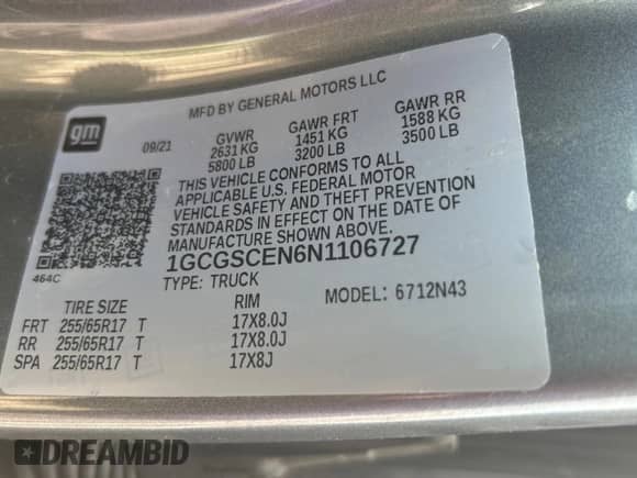 2022 Chevrolet Colorado 2WD LT z VIN 1GCGSCEN6N1106727, wystawiony jako Copart lot #71905545 z przebiegiem 39 976 mil mil oraz Szkoda całkowita • Salvage title. Historia ofert i sprzedaży dostępna na DreamBid. Obrazek 10.