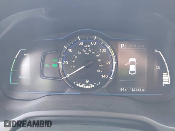 2017 Hyundai Ioniq Blue z VIN KMHC65LC1HU030266, wystawiony jako IAAI lot #42986883 z przebiegiem 187 418 mil mil oraz . Historia ofert i sprzedaży dostępna na DreamBid. Obrazek 7.