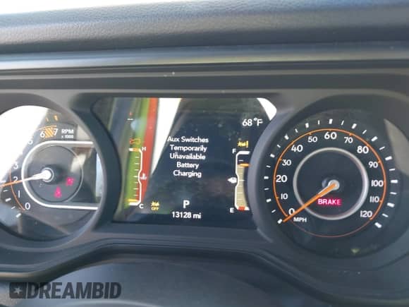 2024 Jeep Wrangler Willys with VIN 1C4PJXDN6RW109051, listed as a IAAI auction lot 41349935 with 13,128 mi miles and . Bid and sale history available at DreamBid. Image 7.