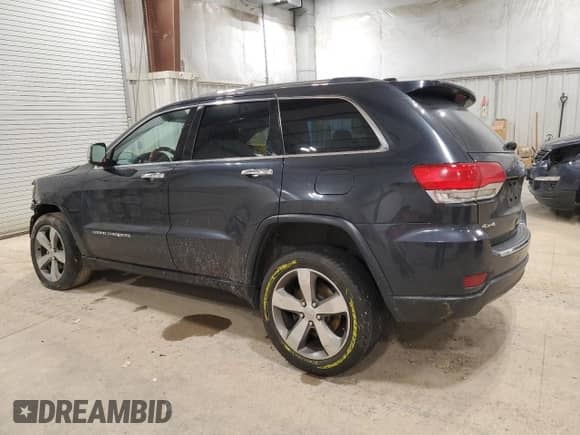 2016 Jeep Grand Cherokee Limited с VIN 1C4RJFBG6GC389687, выставлен на аукционе Copart как лот 47033515 с пробегом 105 656 миль миль и На запчасти • Non repairable. История ставок и продаж доступна на DreamBid. Изображение 2.