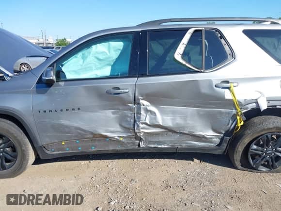 2023 Chevrolet Traverse LT Cloth with VIN 1GNEVGKW8PJ279291, listed as a IAAI auction lot 42805658 with 32,429 mi miles and . Bid and sale history available at DreamBid. Image 6.